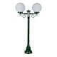 Siena Twin 25cm Spheres Short Post Light Green - 15641