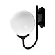 Lisbon 30cm Sphere Wall Light Black - 15669