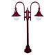 Monaco Twin Head Short Post Light Burgundy - 15826
