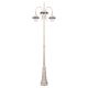 Monaco Triple Head Tall Post Light Beige - 15854