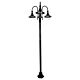 Monaco Triple Head Tall Plain Post Light Black - 15861