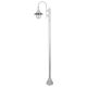 Monaco Single Head Plain Post Light White - 15877