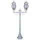 Vienna Twin Head Short Post Light White - 15913