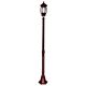Vienna Single Head Medium Post Light Burgundy - 15916