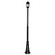 Vienna Single Head Tall Post Light Black - 15927