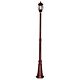 Vienna Single Head Tall Post Light Burgundy - 15928