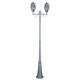 Vienna Twin Head Tall Post Light White - 15937