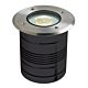Modula 9 Watt 24V Round LED Inground Light Aluminium / White - 19421