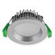 Deco 8 Watt Dimmable Round LED Downlight Aluminium / Tri Colour - 20412