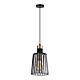 Ashley 1 Light Pendant Small Black / Antique Brass - 22508