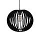 Puffin 400mm Timber Pendant Black - 31020