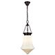 Maya 1 Light Lantern Pendant Opal - 31332