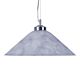 Cone 1 Light Art Deco Glass Pendant Large Blue - 91504