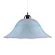 Lace 1 Light Art Deco Glass Pendant Medium Green - 91546
