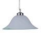 Bela 1 Light Art Deco Glass Pendant Small Green - 91602