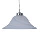 Bela 1 Light Art Deco Glass Pendant Large Blue - 91605