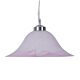 Bela 1 Light Art Deco Glass Pendant Large Pink - 91608