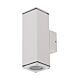 Alpha 12W 240V Up/Down Wall Pillar Light White / Warm White - 19798