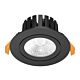Aqua Tilt 13 Watt Dimmable Round LED Downlight Black / Warm White - 21306