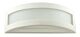 Belfiore 240V E27 Raw Ceramic Wall Light Frosted Glass - 11108