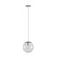 Bubble-200 Clear Glass Pendant Chrome - 31452