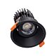 Cell 17W 90mm Dimmable Tilt Recessed LED Downlight Black / Neutral White - 21705
