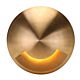 Deka 3 Watt 12V Round One-Way LED Deck/Inground Light Brass / White - 19442+19459