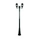 Vienna Twin Head Curved Arms Tall Post Light Green - 15971
