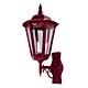 Chester Upward Wall Light Large Burgundy - 15064