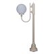 Lisbon 25cm Sphere Curved Arm Short Post Light Beige - 15674