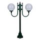 Lisbon Twin 25cm Spheres Curved Arms Short Post Light Green - 15689