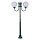 Lisbon Twin 30cm Sphere Curved Arms Medium Post Light Green - 15719