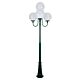 Lisbon Four 30cm Spheres Curved Arms Tall Post Light Green - 15779