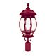 Vienna Post Top Light Large Burgundy - 16006