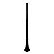 Turin 1.93 Meter Tall Base Exterior Post Black - 16040