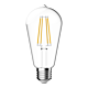 Filament Clear ST64 7.5W E27 Dimmable LED Globe / Warm White - 65936