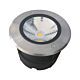 Magneto 18W 24V Round LED Flood Light Stainless Steel / Warm White - 21095