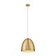 Melody 300mm 1 Light Pendant Brushed Brass - 31440