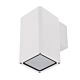 Piper 240V E27 12W LED Square Wall Pillar Light White / White - 49268