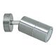Shadow 6W 240V LED Single Adjustable Wall Pillar Light Titanium Silver / Warm White - 49116