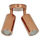 Shadow 12W 240V LED Double Adjustable Wall Pillar Light Copper / Warm White - 49164