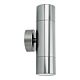 Shadow 12W 240V LED Up/Down Wall Pillar Light Titanium Silver / Warm White - 49200