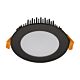 Tek 13 Watt Dimmable Round LED Downlight Black / Tri Colour - 20621