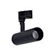 Thor 25W Dimmable Three Circuit LED Track Light Black / Warm White - 22410