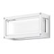 York-7 7W LED 240V Rectangular Bunker Light White / White - 19647