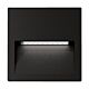 Zac-4 4W LED 12V DC Square Recessed Light Black / White - 19779