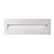 Zac-8 8W LED 12V DC Rectangular Recessed Brick Light White / White - 19793