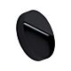 Zeke 9W 12V DC Round LED Wall Light Black / Warm White - 19870
