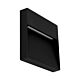 Zeke 9W 12V DC Square LED Wall Light Black / White - 19879