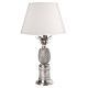 Bermuda Table Lamp Antique Brown Silver With Shade - ELANK21675AS